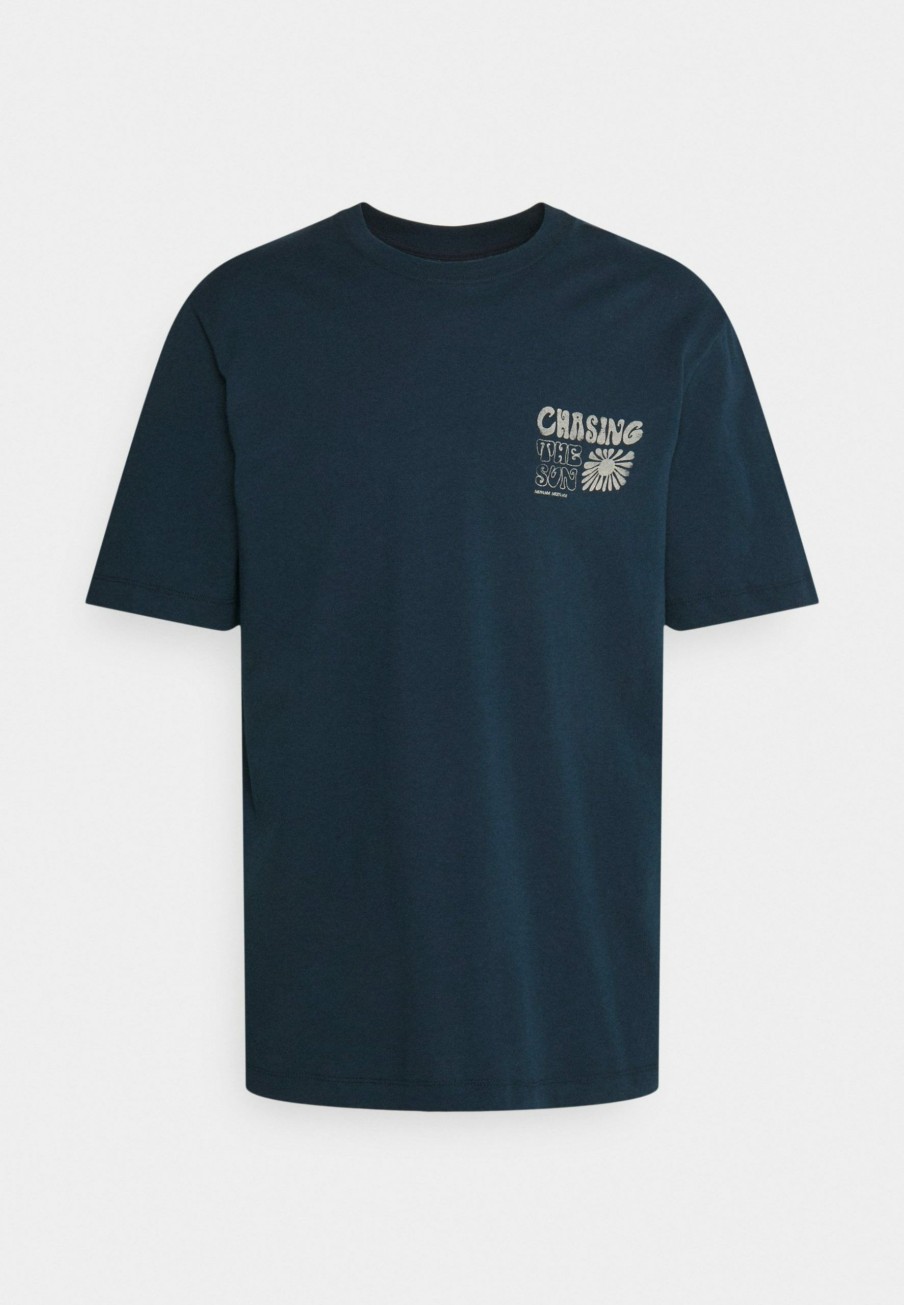 Chasing Print T-Shirt Samsoe Samsoe Discount Online Best