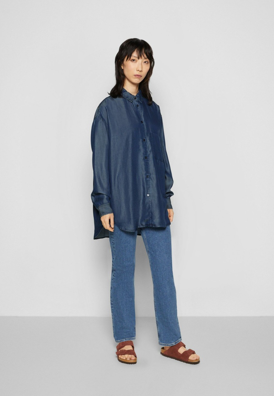 Luana Shirt Button-Down Blouse Samsoe Samsoe Sale Clearance