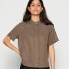 Mina Button-Down Blouse Samsoe Samsoe Crazy Deals Online