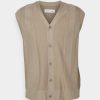 Lewis Cardigan Vest Waistcoat Samsoe Samsoe New Threads Online