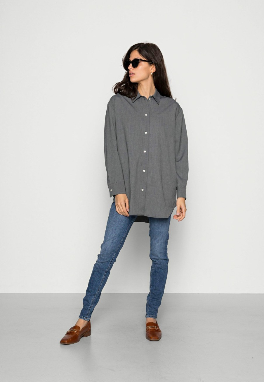 Salma Button-Down Blouse Samsoe Samsoe Top Sell Wholesale